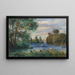Landschap met rivier - Pierre-Auguste Renoir — ingelijst kunstwerk aan de muur