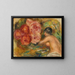 Rozen en studie van Gabrielle - Pierre-Auguste Renoir — ingelijst kunstwerk aan de muur
