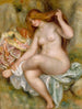 Zittende badder - Pierre-Auguste Renoir — weergave van het kunstwerk