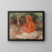 Vrouw zittend - Pierre-Auguste Renoir — ingelijst kunstwerk aan de muur