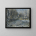 Sneeuwlandschap - Pierre-Auguste Renoir — ingelijst kunstwerk aan de muur