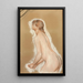 Vurige figuur Studie voor De grote baders - Pierre-Auguste Renoir — ingelijst kunstwerk aan de muur