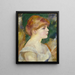 Suzanne Valadon - Pierre-Auguste Renoir — ingelijst kunstwerk aan de muur