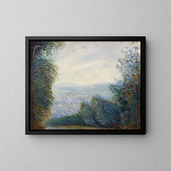 De vallei van Auvers-sur-Oise - Pierre-Auguste Renoir — ingelijst kunstwerk aan de muur