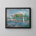 La rivière bleue - Pierre-Auguste Renoir — ingelijst kunstwerk aan de muur
