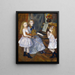 De meisjes van Catullus herstellen - Pierre-Auguste Renoir — ingelijst kunstwerk aan de muur