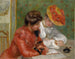 La Lettre - Pierre-Auguste Renoir — weergave van het kunstwerk