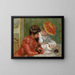 La Lettre - Pierre-Auguste Renoir — ingelijst kunstwerk aan de muur