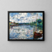 De Seine bij Chatou - Pierre-Auguste Renoir — ingelijst kunstwerk aan de muur