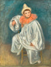 Le Pierrot blanc - Pierre-Auguste Renoir — weergave van het kunstwerk