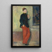 The Young Soldier - Pierre-Auguste Renoir — framed artwork on a wall