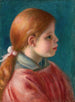 Hoofd van een jonge vrouw - Pierre-Auguste Renoir — weergave van het kunstwerk