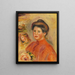Têtes de femme Gabrielle - Pierre-Auguste Renoir — ingelijst kunstwerk aan de muur