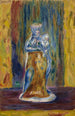 Maagd en kind volgens een Delfts blauw aardewerk - Pierre-Auguste Renoir — weergave van het kunstwerk