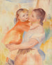 Washerwoman en kind La Blanchisseuse et son enfant - Pierre-Auguste Renoir — weergave van het kunstwerk