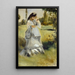 Vrouw in een park - Pierre-Auguste Renoir — ingelijst kunstwerk aan de muur