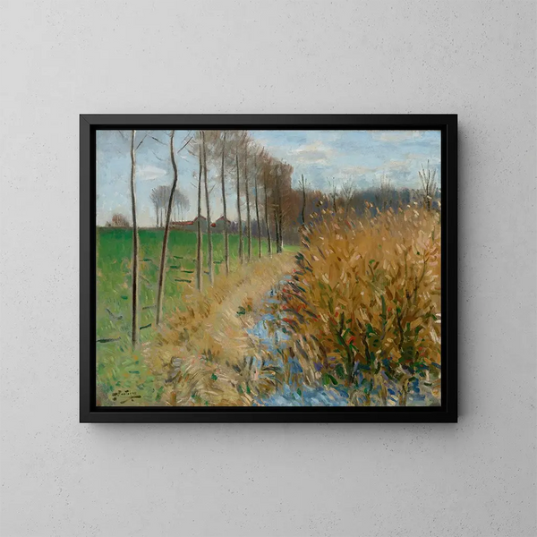 van Abreuvoir à Mizy-sur-Yonne - Pierre-Eugène Montzin — ingelijst kunstwerk aan de muur