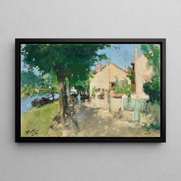 PierreEugne Montzin - Le quai de la Croix Blanche Saint Mamms.webp