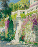 met bloemenpoort - Pierre-Eugène Montzin — weergave van het kunstwerk