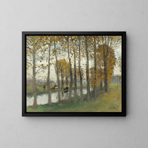 Scene van fort - Pierre-Eugène Montzin — ingelijst kunstwerk aan de muur