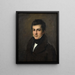 Portret van Édouard Bertin - Pierre-Louis De Laval — ingelijst kunstwerk aan de muur