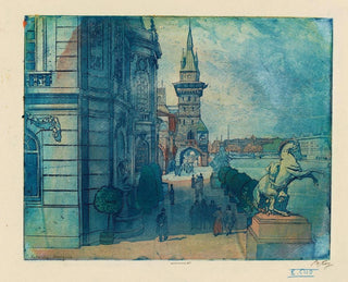 Het paviljoen van Oostenrijk-Hongarije - Pierre-Marcel Roy — weergave van het kunstwerk