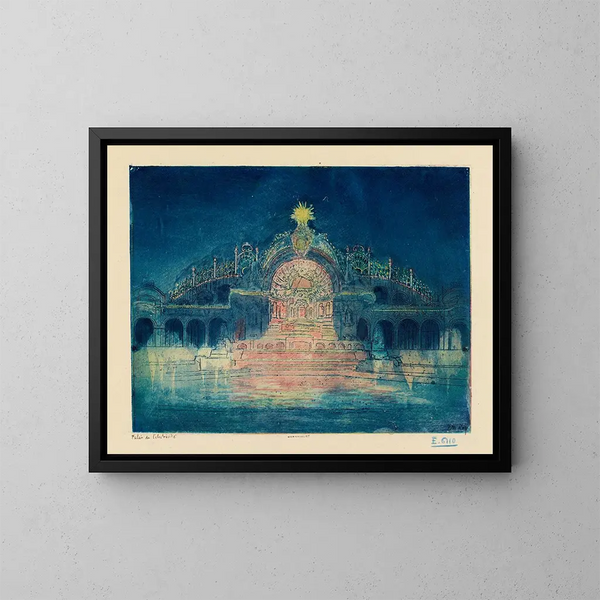 Paleis van de Elektriciteit - Pierre-Marcel Roy — ingelijst kunstwerk aan de muur