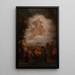 Les âmes du Purgatoire - Pierre-Nicolas Brisset — framed artwork on a wall
