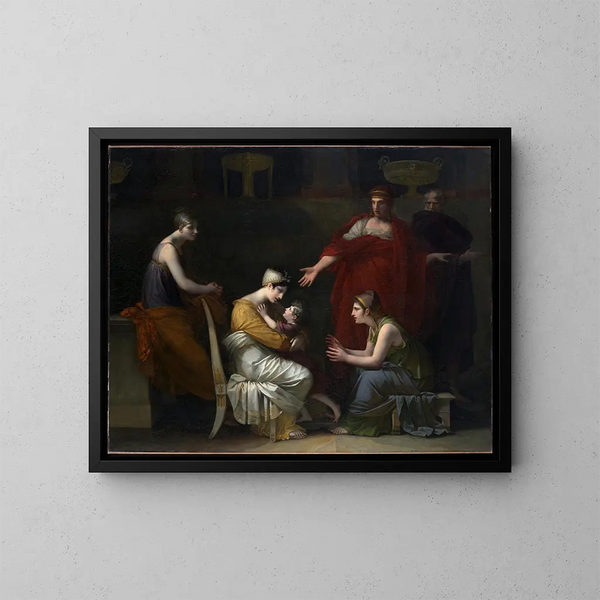 Andromaque en Astyanax - Pierre-Paul Prud'hon — ingelijst kunstwerk aan de muur