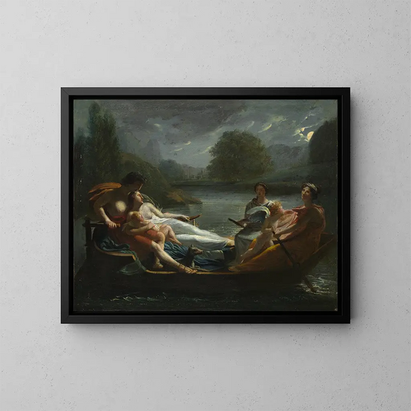 Het Gelukssymbool - Pierre-Paul Prud'hon — ingelijst kunstwerk aan de muur