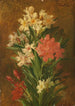 Red and white flowering oleander - Pierre Adrien Chabal-Dussurgey — artwork view