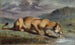 Lionne blessée - Pierre Andrieu — weergave van het kunstwerk