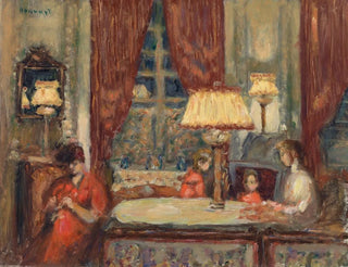 Pierre Bonnard - Evening Under the Lamps La Soire sous les lampes.webp