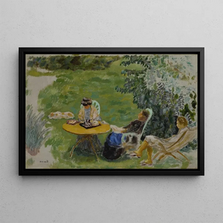 Pierre Bonnard - La Sieste au jardin.webp