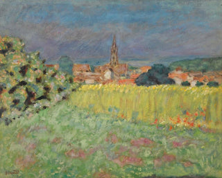 Pierre Bonnard - Le Champ De Bl Devant Lglise.webp