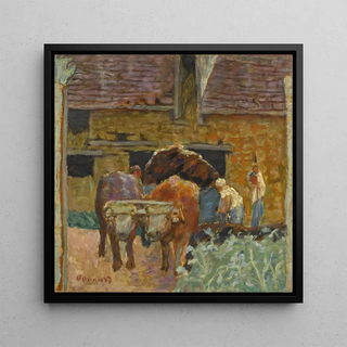 Pierre Bonnard - Les Deux boeufs et la ferme.webp