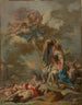 De bestraffing van de arrogante Niobe door Diana en Apollo - Pierre Charles Jombert — weergave van het kunstwerk