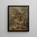 De bestraffing van de arrogante Niobe door Diana en Apollo - Pierre Charles Jombert — ingelijst kunstwerk aan de muur