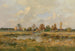 Landschap bij Amiens - Pierre Emmanuel Damoye — weergave van het kunstwerk