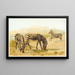 Zebra - Pierre Jacques Smit — framed artwork on a wall