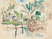 Palmbomen aan de waterkant - Pierre Jean Apol — weergave van het kunstwerk