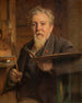 The painter Jan David Col - Pierre Jean Van der Ouderaa — artwork view