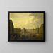 De markt van de Onschuldigen rond 1791 - Pierre Lafontaine — ingelijst kunstwerk aan de muur
