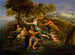 Pan en Syrinx - Pierre Mignard — weergave van het kunstwerk