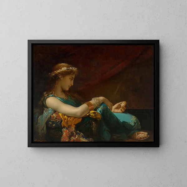 Souvenir - Pierre Olivier Joseph Coomans — ingelijst kunstwerk aan de muur