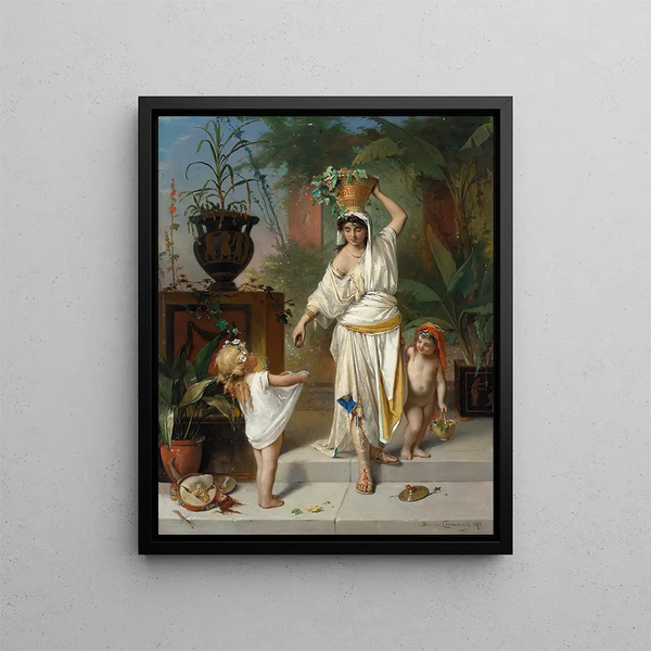 Pierre Olivier Joseph Coomans - Return From The Grape Harvest.webp