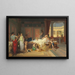 La dernière heure de Pompéi, la maison du poète - Pierre Olivier Joseph Coomans — framed artwork on a wall