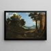 Landschap met antieke ruïnes - Pierre Patel de Oudere — ingelijst kunstwerk aan de muur