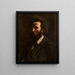 Zelfportret - Pierre Puvis de Chavannes — ingelijst kunstwerk aan de muur