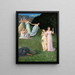 De Dood en de Jonge Meisjes - Pierre Puvis de Chavannes — ingelijst kunstwerk aan de muur